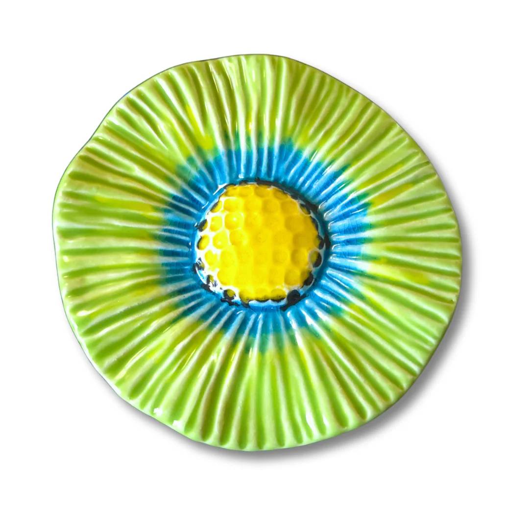 Fleur en céramique Uniflora — 007 · Vert clair