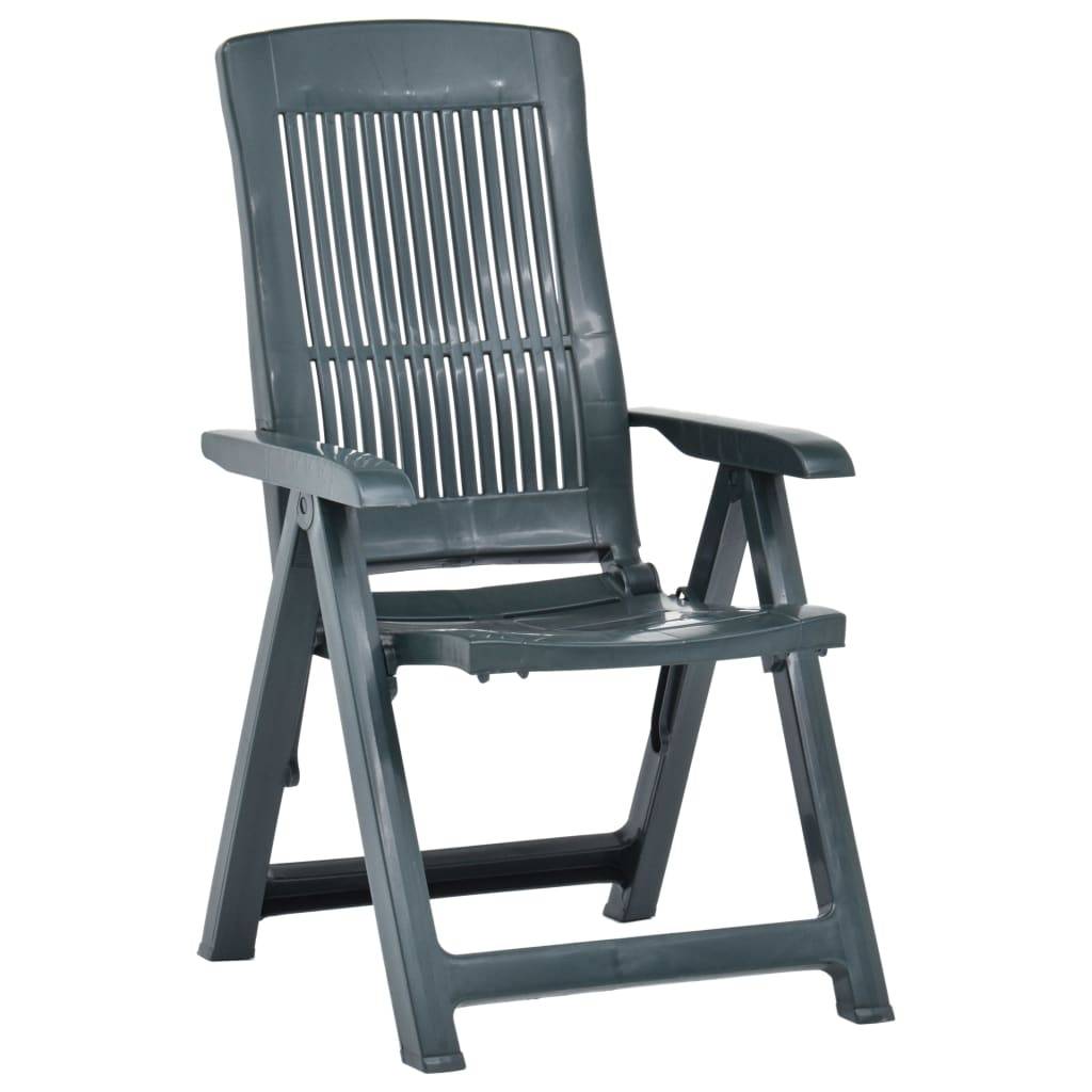 PANGIVO - Chaises inclinables de jardin plastique vert 60 x 61 x 109 cm (lot de 2) - PANGIVO - Image 2