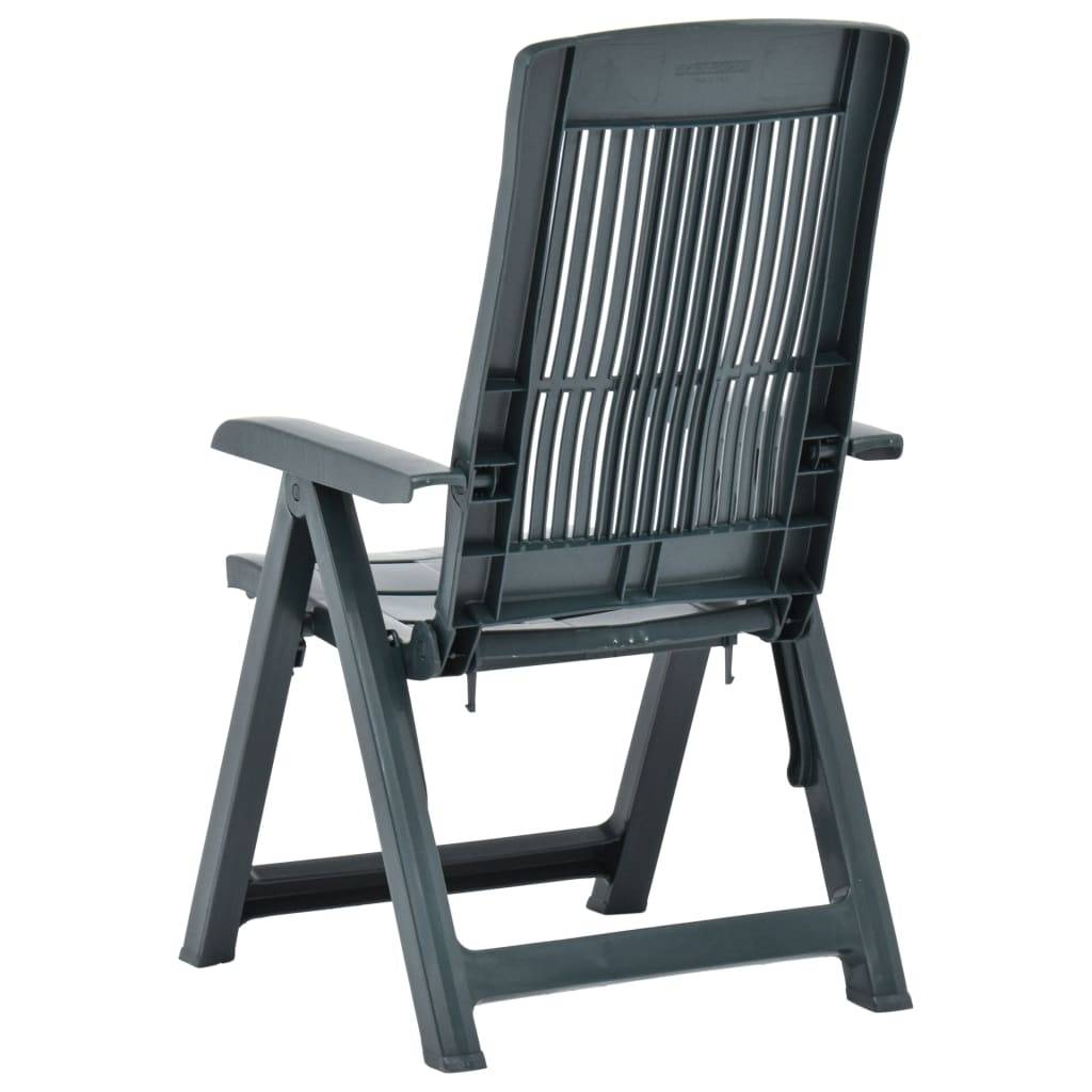 PANGIVO - Chaises inclinables de jardin plastique vert 60 x 61 x 109 cm (lot de 2) - PANGIVO - Image 6