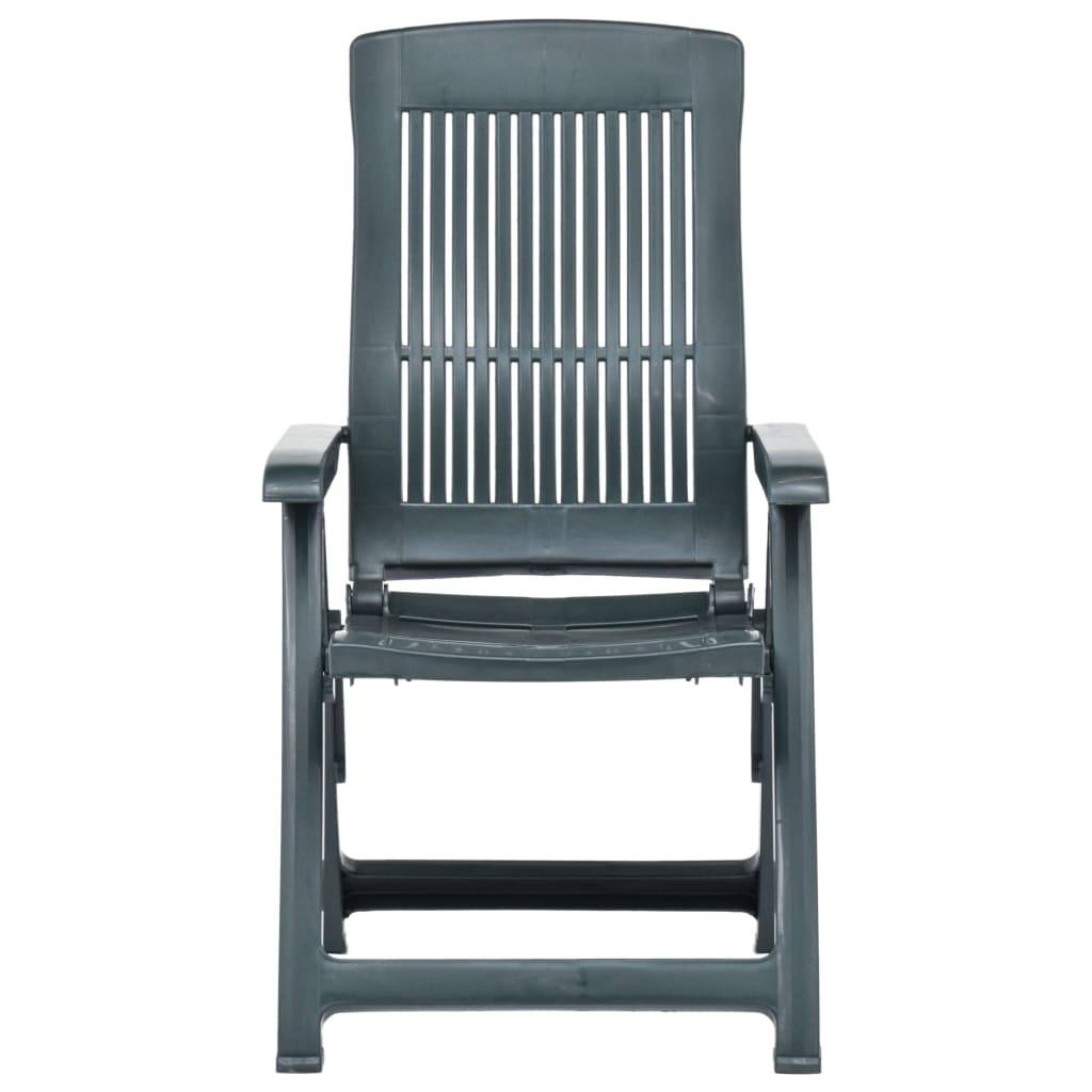 PANGIVO - Chaises inclinables de jardin plastique vert 60 x 61 x 109 cm (lot de 2) - PANGIVO - Image 3
