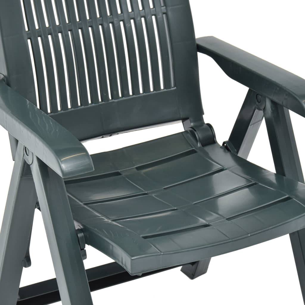 PANGIVO - Chaises inclinables de jardin plastique vert 60 x 61 x 109 cm (lot de 2) - PANGIVO - Image 8