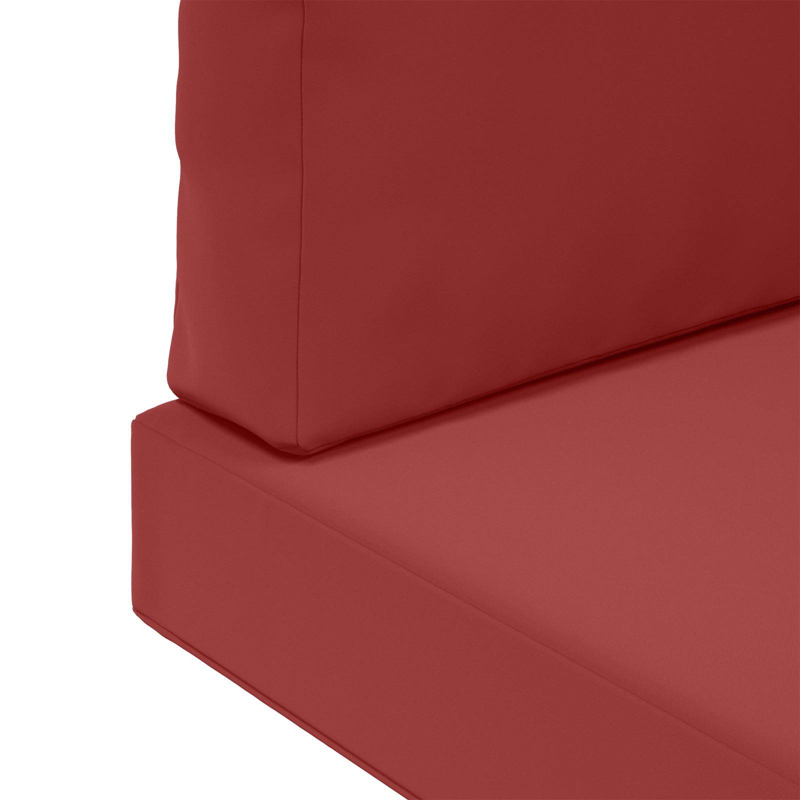 PANGIVO - Coussins de canapé extérieur polyester bordeaux 60 x 60 x 8 cm, poids:4.62kg - PANGIVO - Image 9