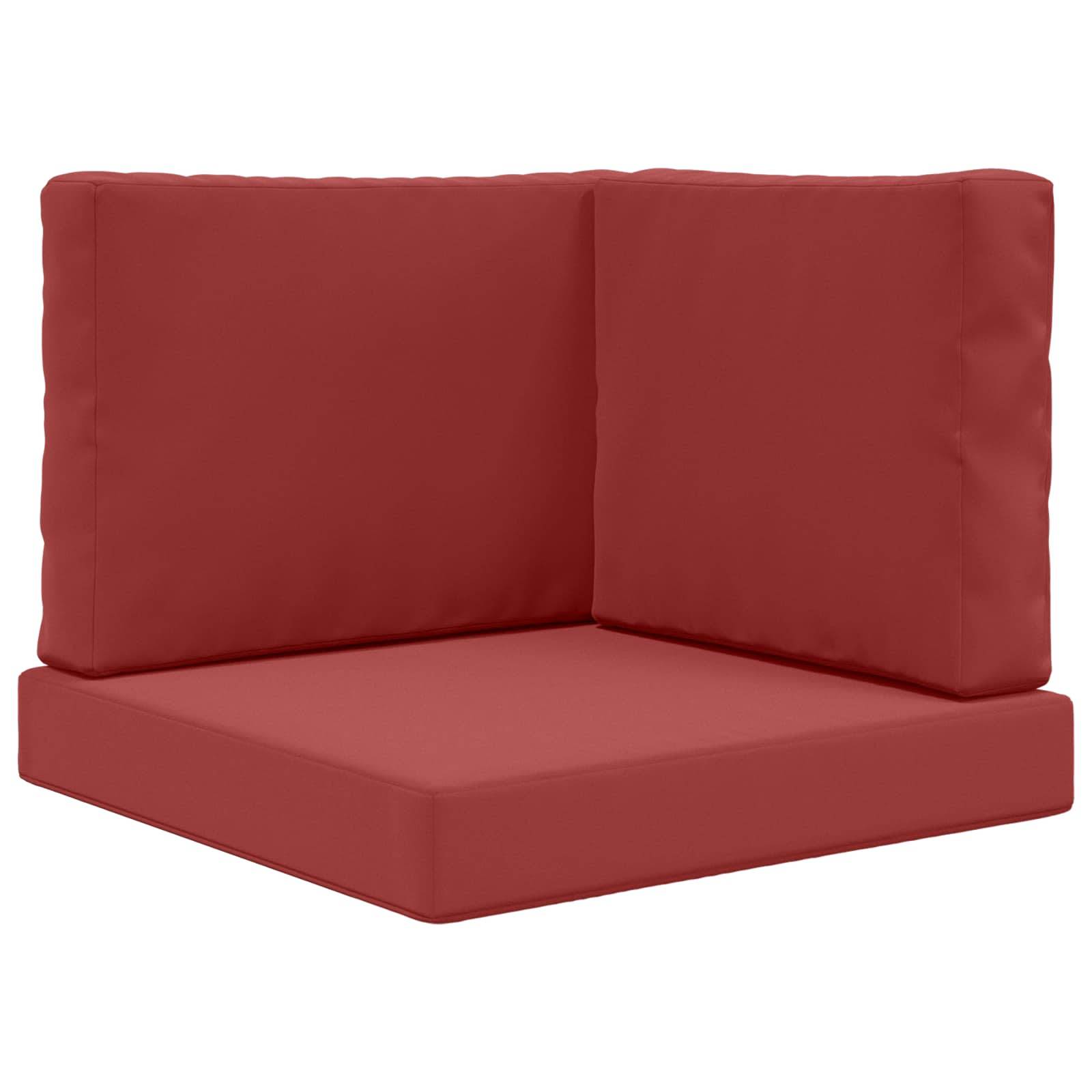 PANGIVO - Coussins de canapé extérieur polyester bordeaux 60 x 60 x 8 cm, poids:4.62kg - PANGIVO - Image 2