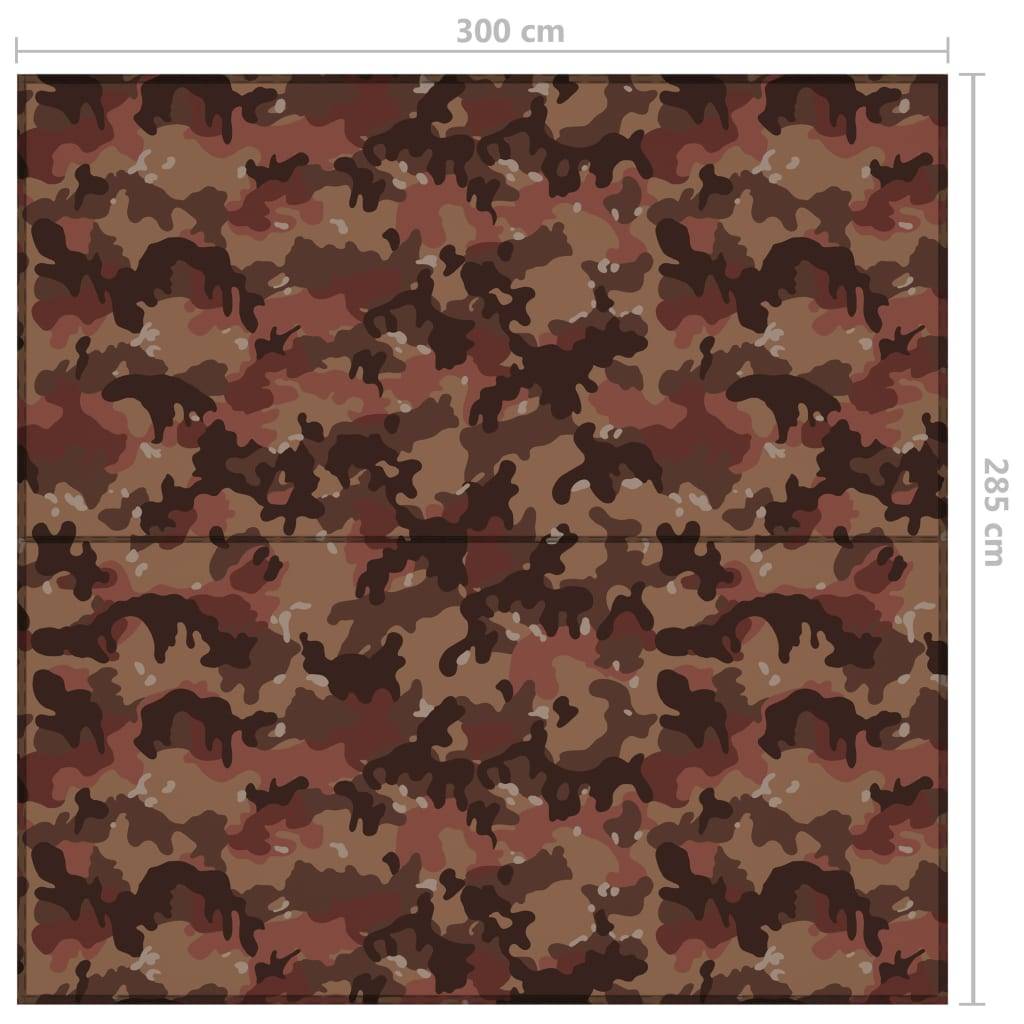 Bâche d'extérieur polyester camouflage 300 x 285 cm - PANGIVO - Image 7