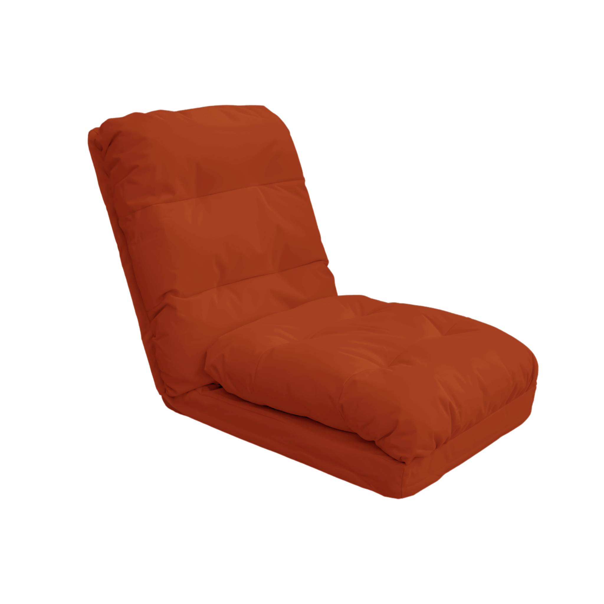 Fauteuil Convertible Réglable à 6 Positions 70x60cm Terracotta - Déco arts - Image 1