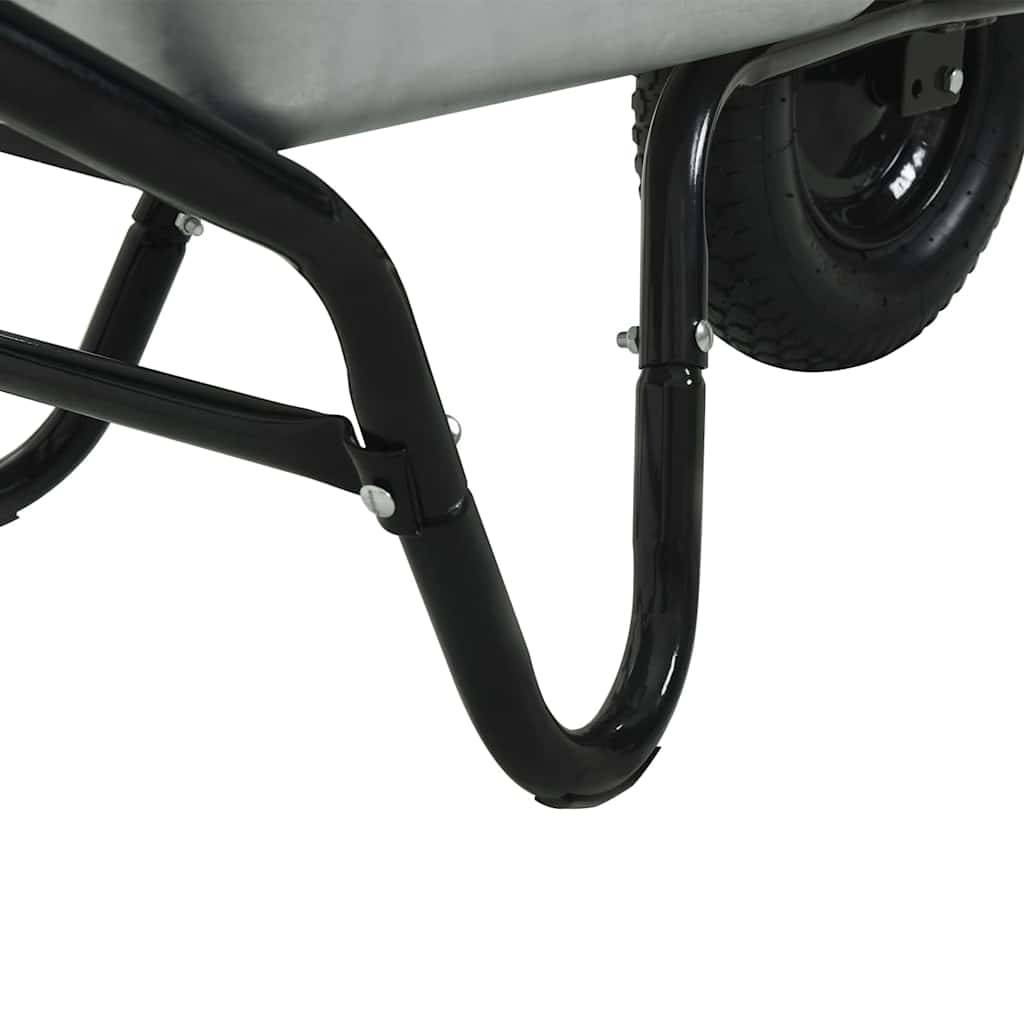PANGIVO - Brouette acier argent et noir 141 x 60 x 57 cm - PANGIVO - Image 8