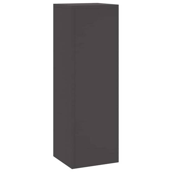 Lot de 2 Porte-plantes Hauts en Acier Robuste Design Moderne pour Balcon Jardin Extérieur Noir 75 cm – ComfortXL Outdoor Living - Image 5
