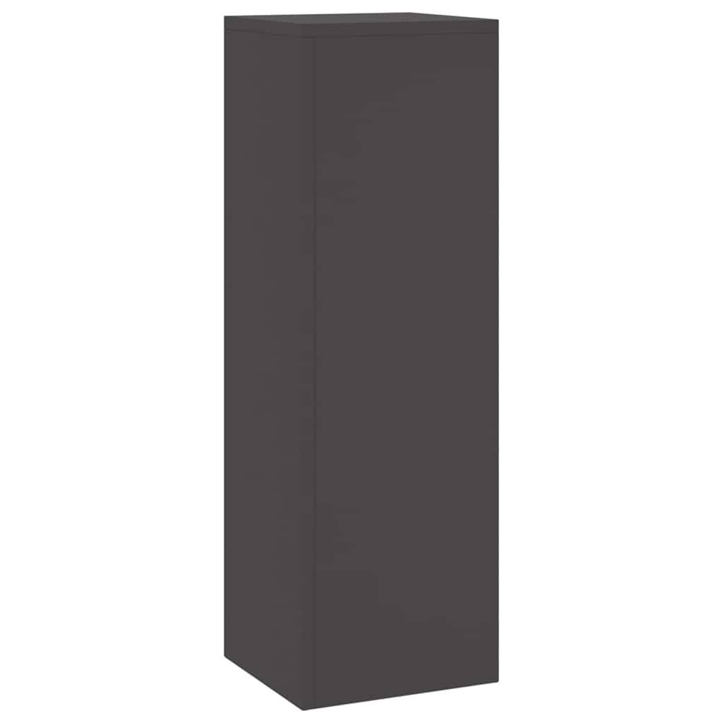 Lot de 2 Porte-plantes Hauts en Acier Robuste Design Moderne pour Balcon Jardin Extérieur Noir 75 cm – ComfortXL Outdoor Living - Image 5