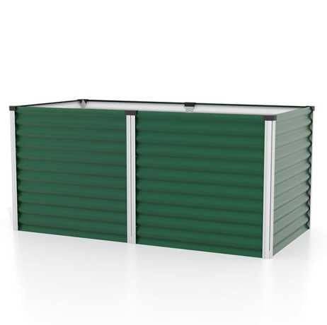 Vitavia - Carré potager Linus 858 – bac de culture Zincalume H 86 cm, Couleur Vert/Noir - Image 6