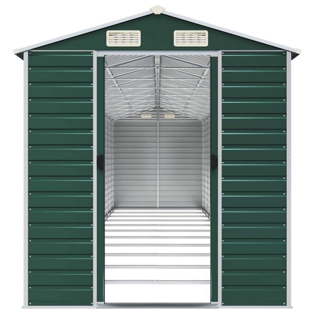 Vidaxl - Abri de jardin vert 191x980x198 cm acier galvanisé vidaXL 3188241 - Image 6