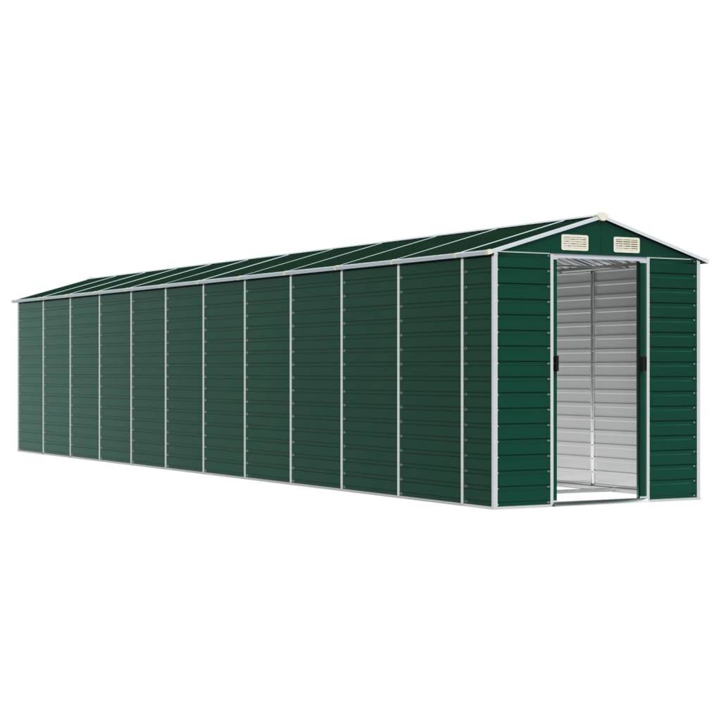 Vidaxl - Abri de jardin vert 191x980x198 cm acier galvanisé vidaXL 3188241 - Image 9