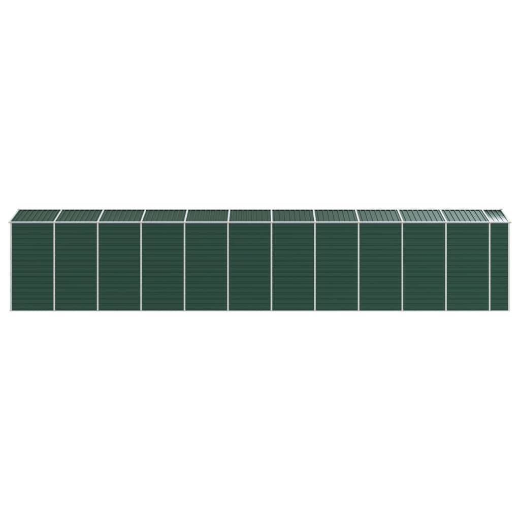 Vidaxl - Abri de jardin vert 191x980x198 cm acier galvanisé vidaXL 3188241 - Image 7