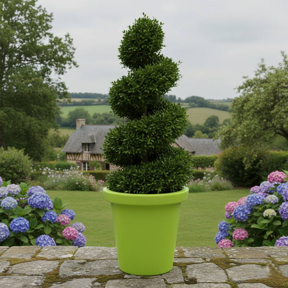 Plast'Up Rotomoulage - Pot de fleurs rond xxl delight 420l- lot de 2 - plast'up rotomoulage - Image 2