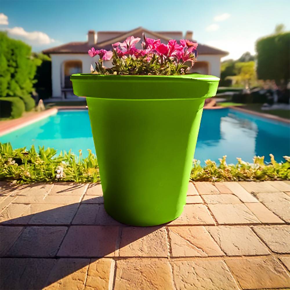 Plast'Up Rotomoulage - Pot de fleurs rond xxl delight 420l- lot de 2 - plast'up rotomoulage - Image 2