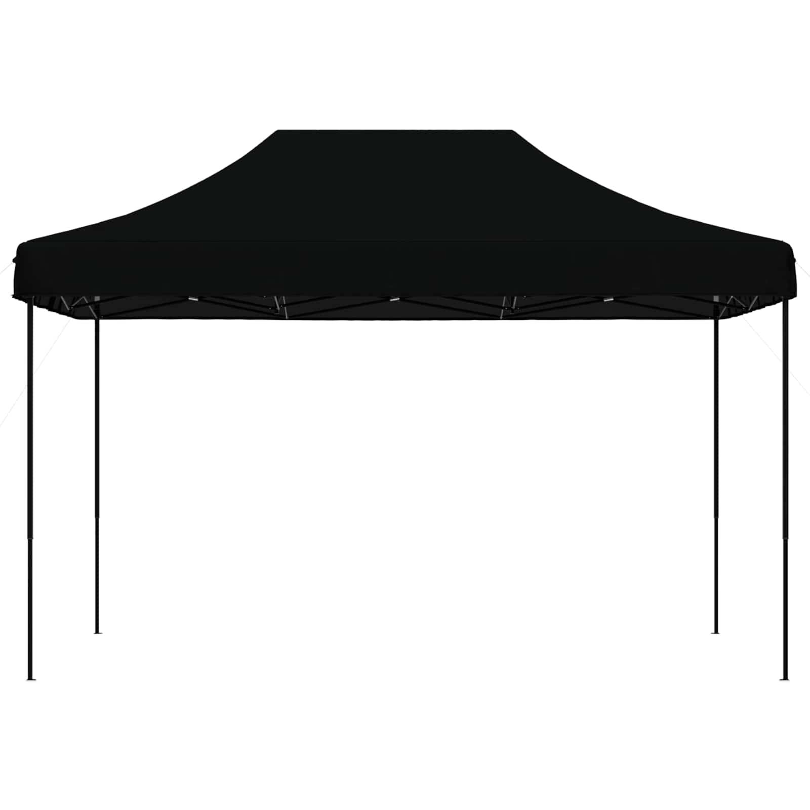 ComfortXL - Tente de réception Tissu Oxford pour événements extérieurs auvent pliable 279x410cm Noir - ComfortXL Outdoor Living - Image 3