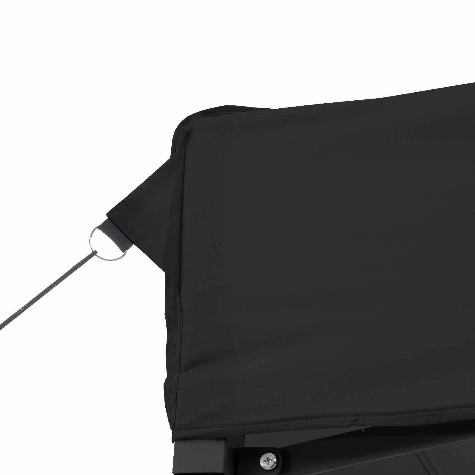 ComfortXL - Tente de réception Tissu Oxford pour événements extérieurs auvent pliable 279x410cm Noir - ComfortXL Outdoor Living - Image 7