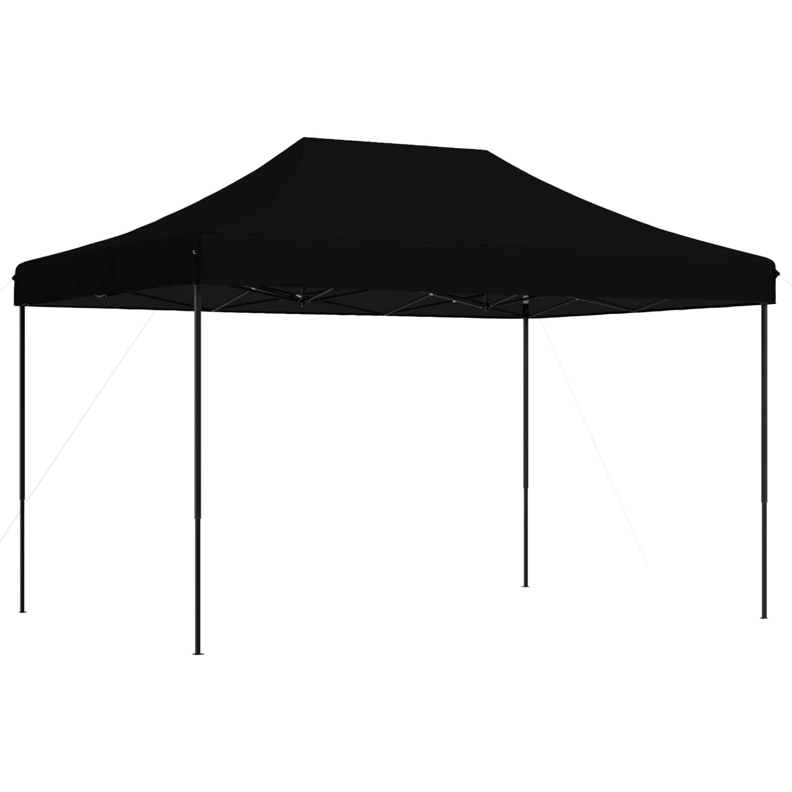 ComfortXL - Tente de réception Tissu Oxford pour événements extérieurs auvent pliable 279x410cm Noir - ComfortXL Outdoor Living - Image 6