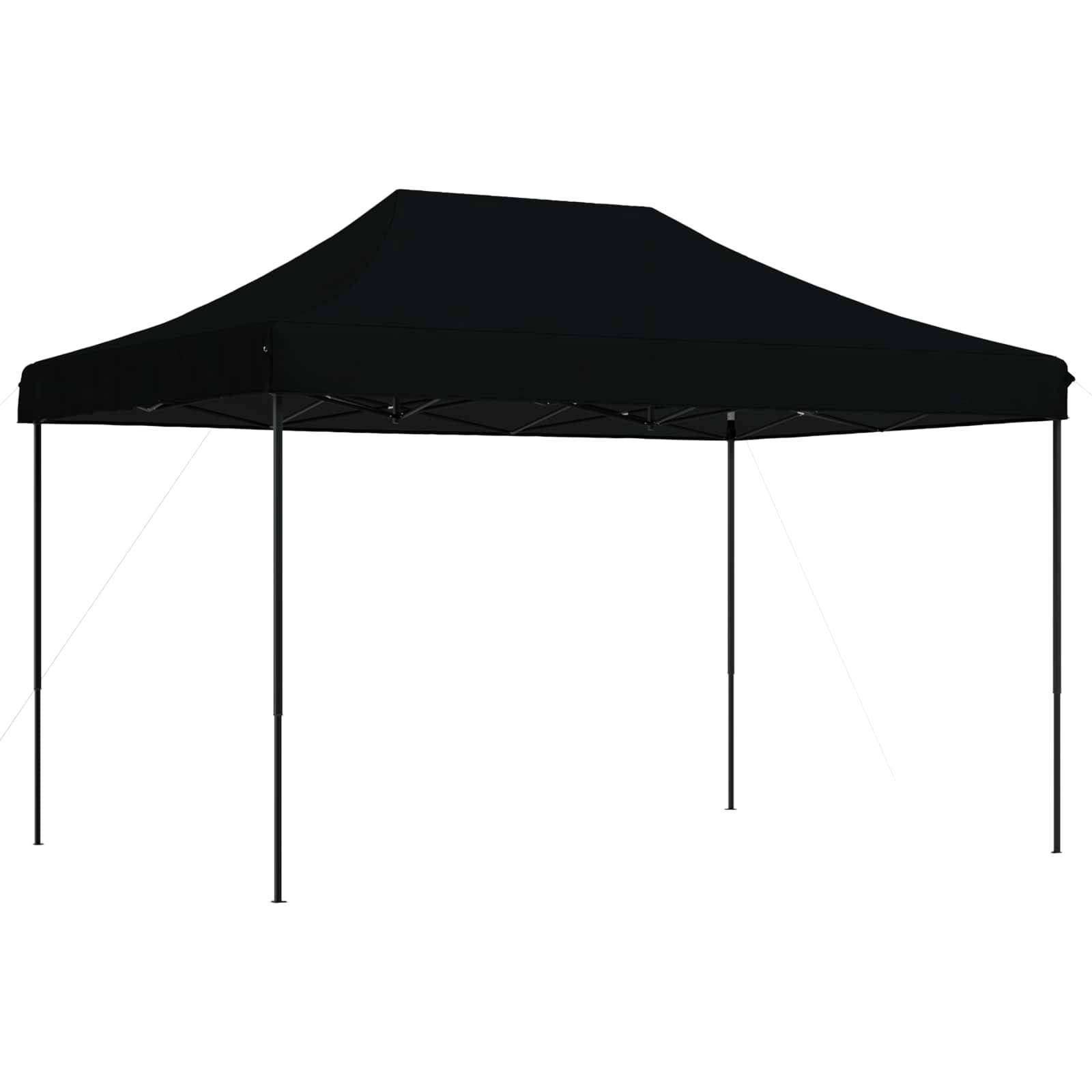 ComfortXL - Tente de réception Tissu Oxford pour événements extérieurs auvent pliable 279x410cm Noir - ComfortXL Outdoor Living - Image 2