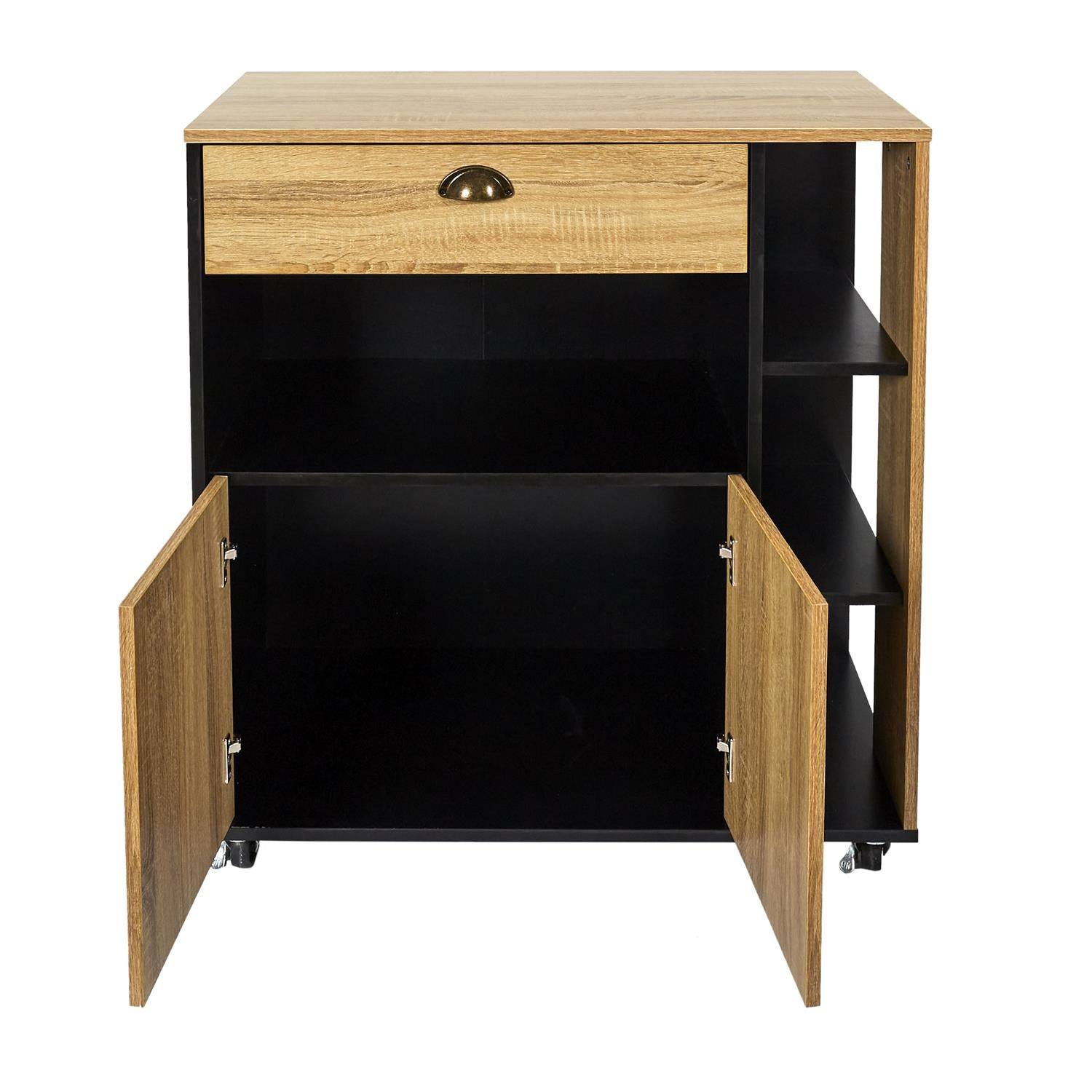 Importdistrib - Buffet desserte cuisine en bois 86X80X39 cm IMPORTDISTRIB - Image 3