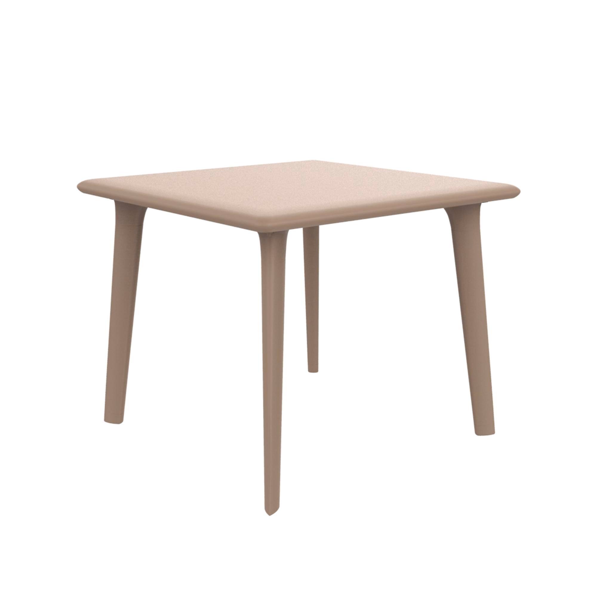 Table carrée extérieur 90x90 sable DESSA Resol - Image 1
