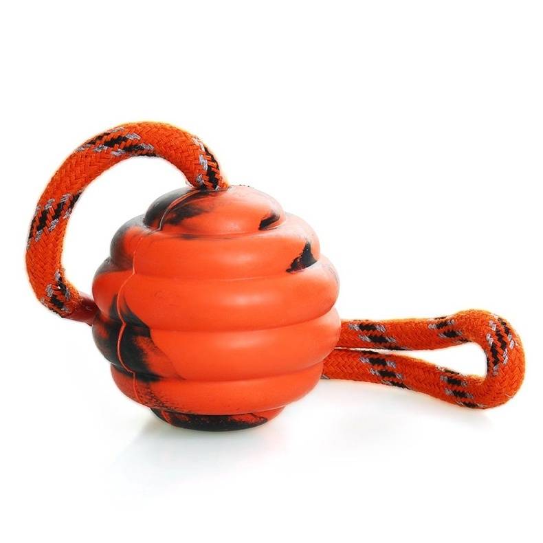 Lytech - Jouets de tir à la corde solides pour chiens boule orange fun - Lytech - Image 3