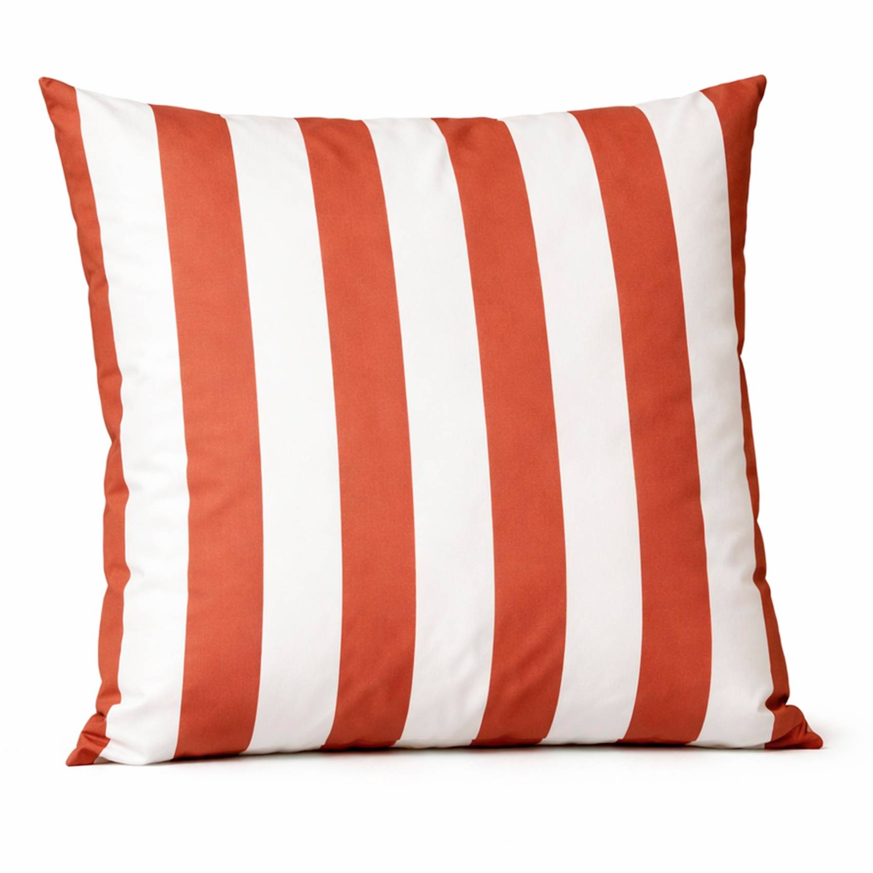 Home Maison - Coussin imperméable déhoussable à rayures ARCACHON - HOME MAISON - Polyester - Terracotta - Image 1