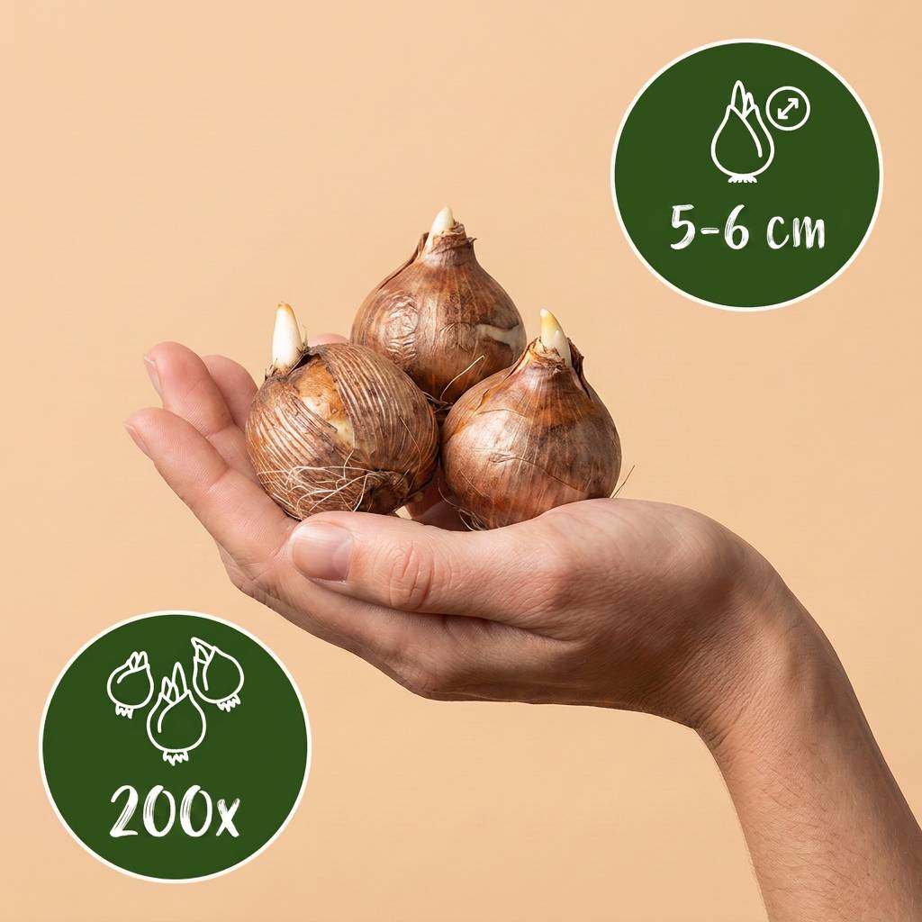 La Green Touch - Crocus botaniques en mélange - 200 bulbes - Image 3