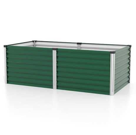 Vitavia - Carré potager Linus 630 – Acier Zincalume H 63 cm, Couleur Vert/Noir - Image 6