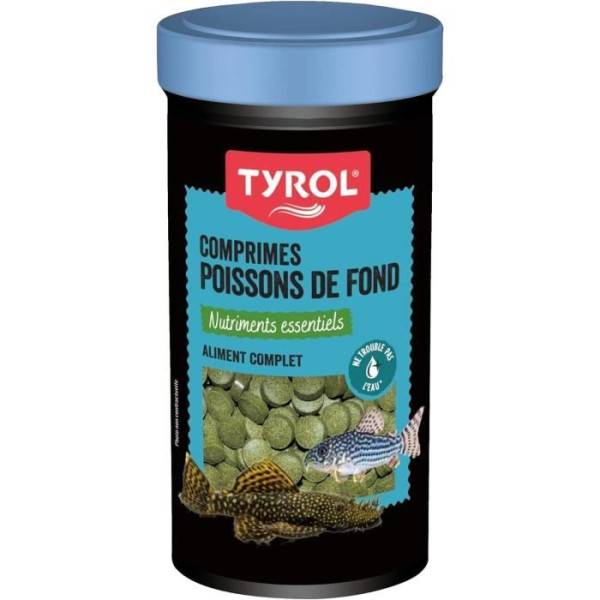 Tyrol - Aliment complet en comprimés - TYROL - 362890 - Poissons de fond - 250 ml - Image 1