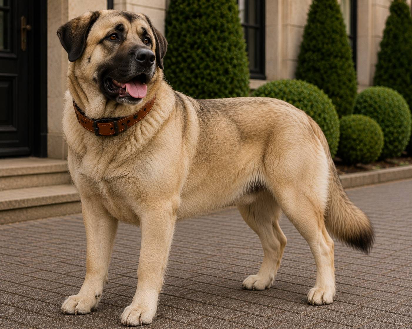 Eden - Collier Chien Montana en cuir marron L 45-55cm 40mm - Image 2