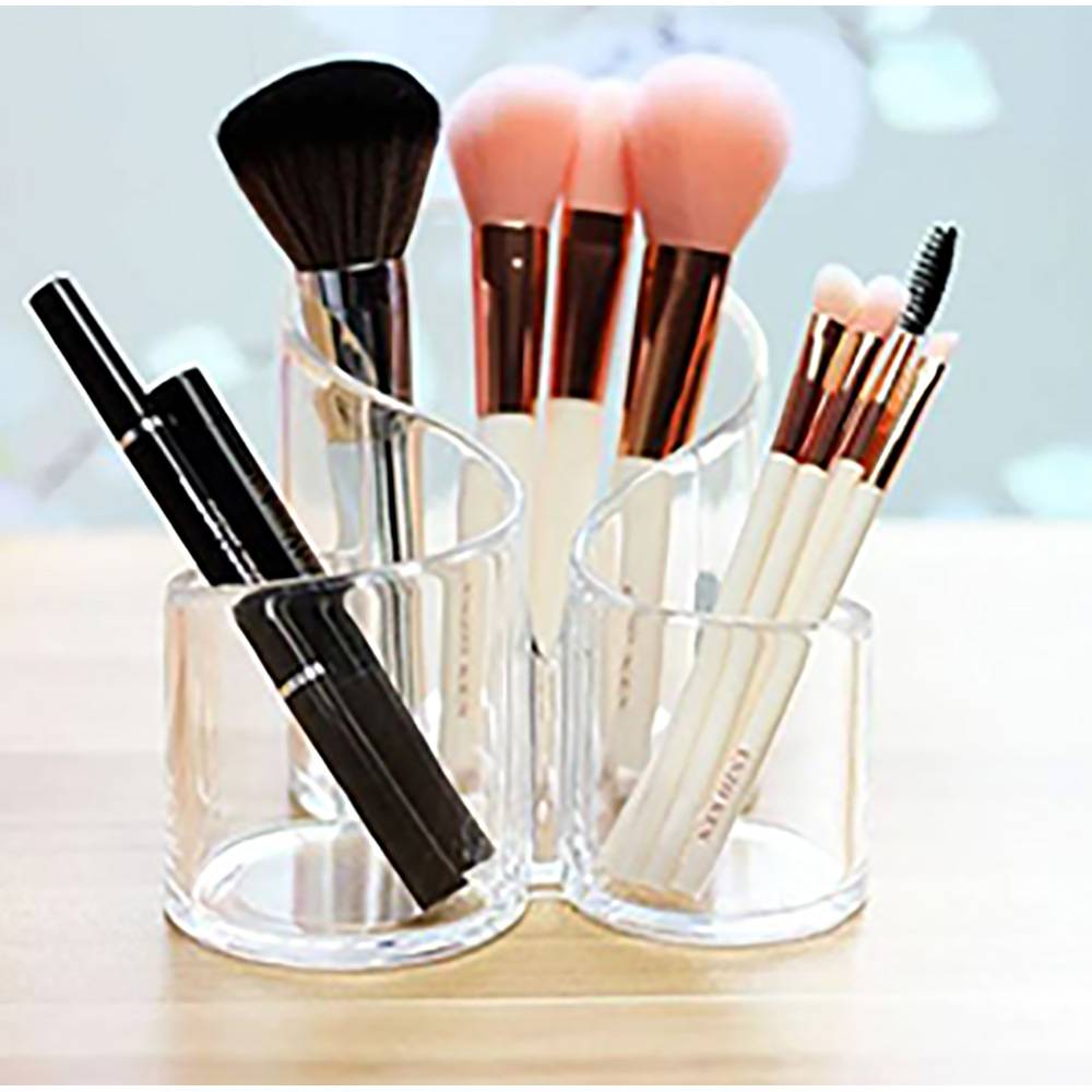 Dare Win Store - Boîte de rangement ronde pour maquillage 3 emplacements - Image 2