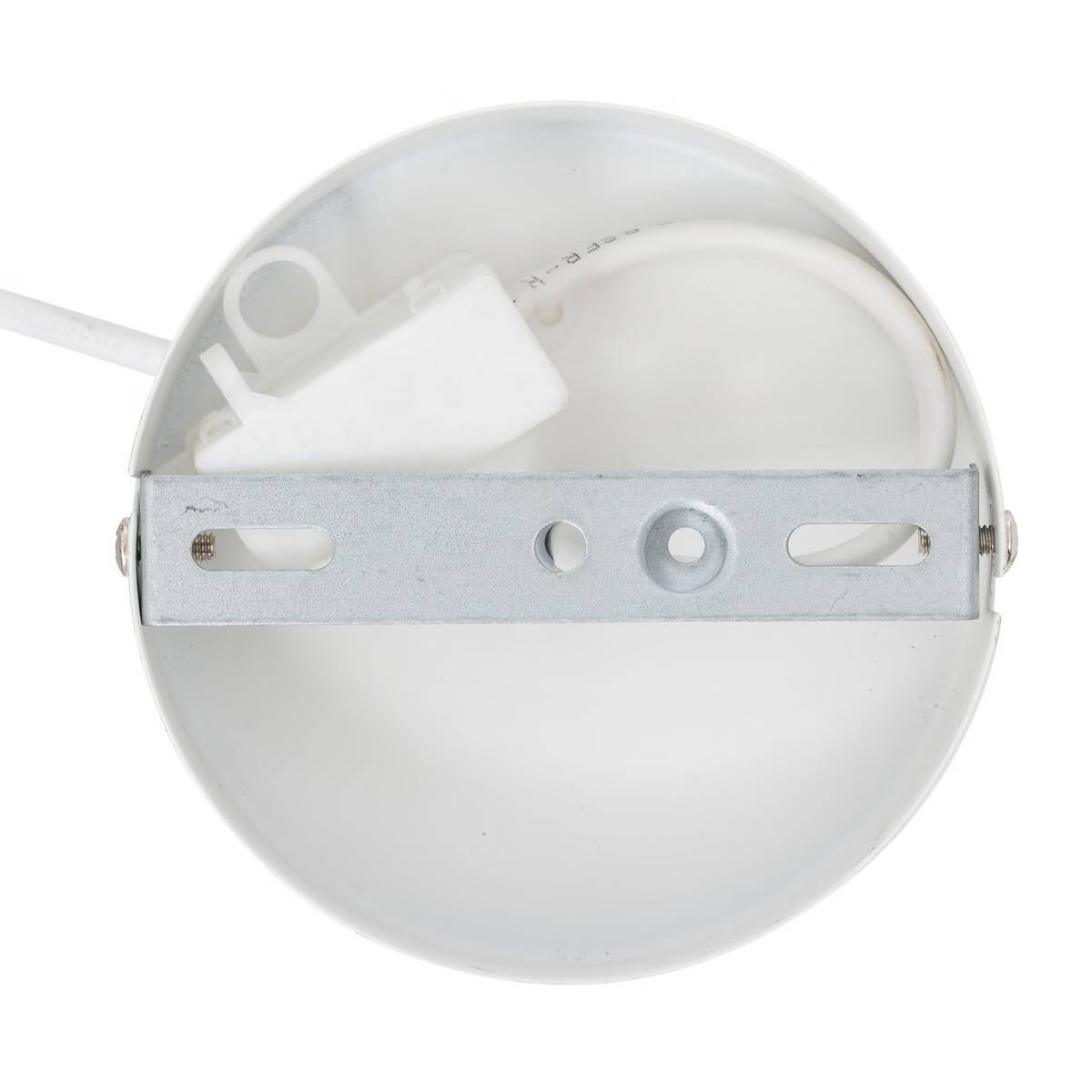 Lampe Suspension en Verre "Travis" 25cm Blanc - Image 5
