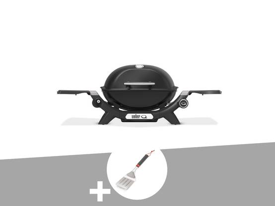 Weber - Barbecue à gaz Q 1200N noir + Spatule - Weber - Image 1