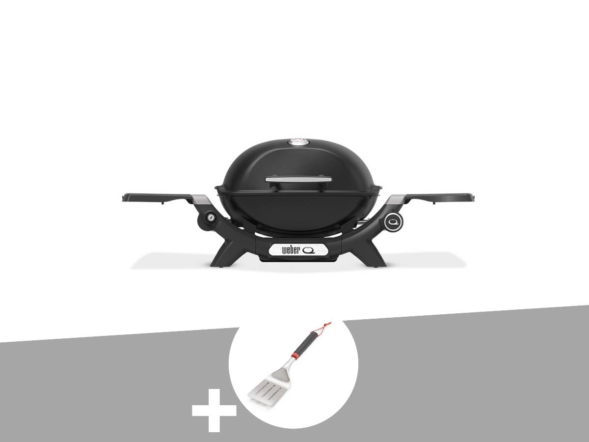 Weber - Barbecue à gaz Q 1200N noir + Spatule - Weber - Image 1