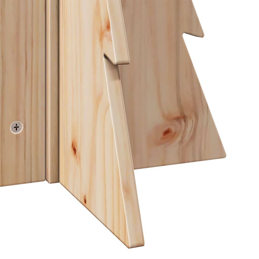 Sapin De Noël - Arbre de Noël en bois pour décoration 69,5cm bois massif de pin - Image 6