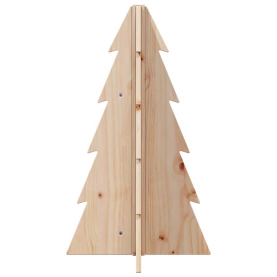 Sapin De Noël - Arbre de Noël en bois pour décoration 69,5cm bois massif de pin - Image 4