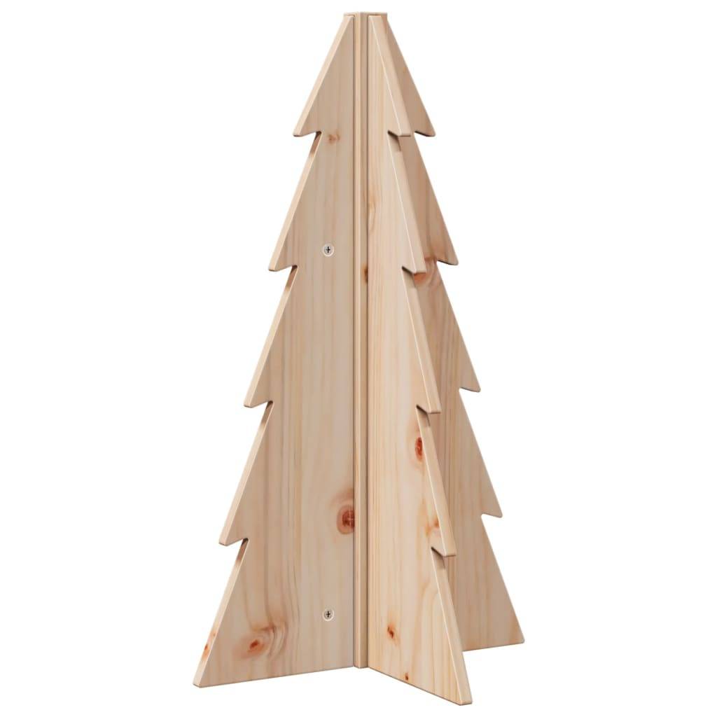 Sapin De Noël - Arbre de Noël en bois pour décoration 69,5cm bois massif de pin - Image 5