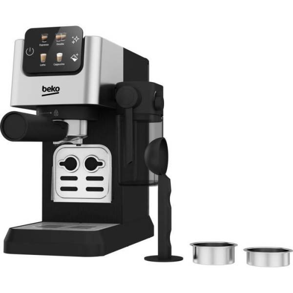 Beko - Machine a Cafe  expresso manuelle - BEKO - CEP5304X - 1628 W - 1,1 L - Argenté - Image 5