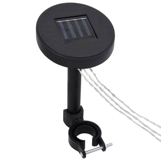 Tonnelle de Jardin Acier avec Double Toit et Éclairage LED Solaire pour Fêtes Taupe 3x3 m – ComfortXL Outdoor Living - Image 5