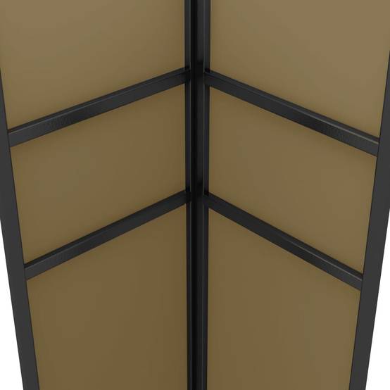 Tonnelle de Jardin Acier avec Double Toit et Éclairage LED Solaire pour Fêtes Taupe 3x3 m – ComfortXL Outdoor Living - Image 6