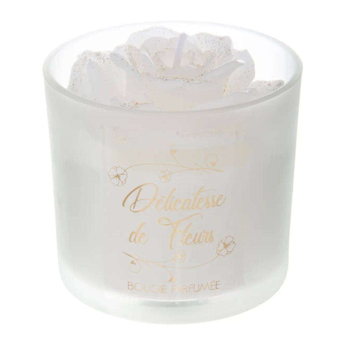 Bougie Parfumée "Délicatesse de Fleurs" 140g Citrus