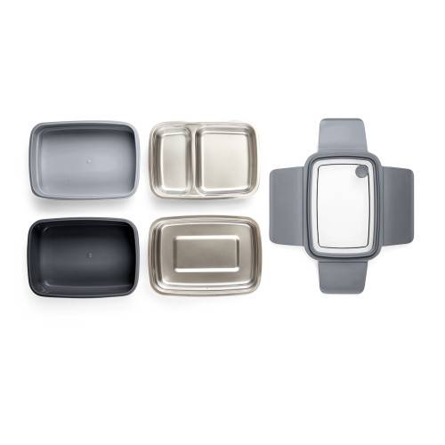 Livoo - Lunch Box isotherme compacte GRISE - Image 3