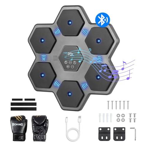 Music Boxing Machine for Adult Kids avec LumièRes LED Et Musique