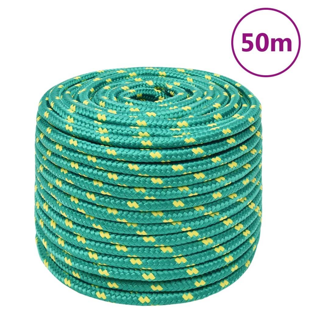 Corde de bateau Vert 14 mm 50 m Polypropylène Maison Chic - Image 2