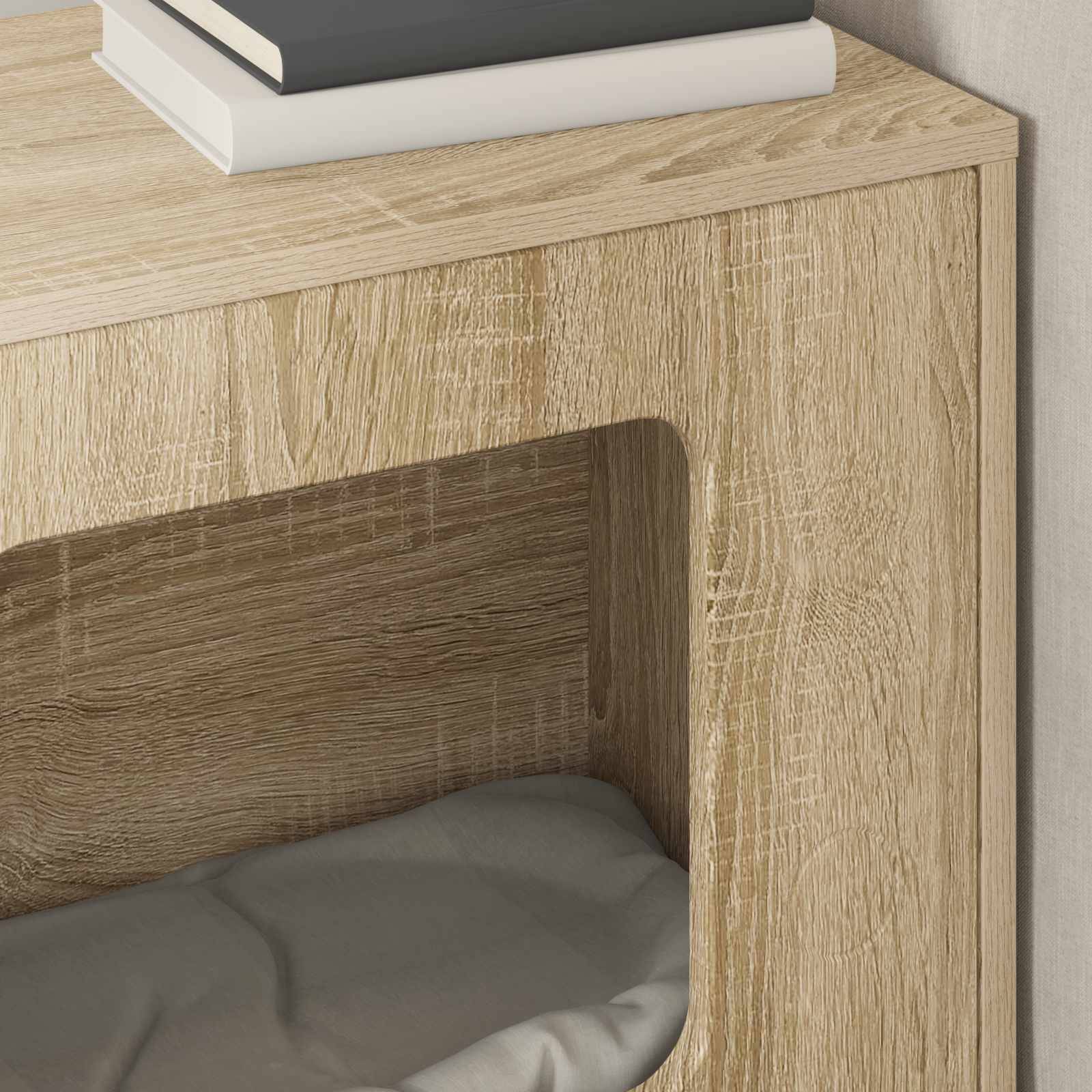 Vidaxl - Maison pour chat Sonoma 51 x 30 x 52 cm Bois d'ingénierie vidaXL 8000655 - Image 5