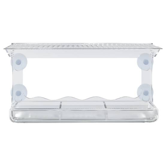 Lot de 2 Mangeoires de fenêtre pour oiseaux Acrylique transparent à ventouses – ComfortXL Pet Living - Image 4