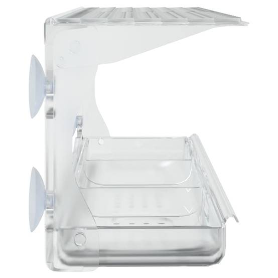 Lot de 2 Mangeoires de fenêtre pour oiseaux Acrylique transparent à ventouses – ComfortXL Pet Living - Image 5