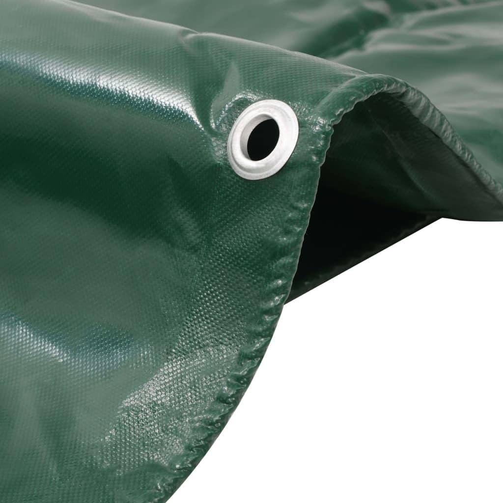 Helloshop26 - Bâche couverture de protection housse de protection imperméable contre UV camping meubles de jardin voitures bateau extérieur 6 x 8 m vert - Image 2