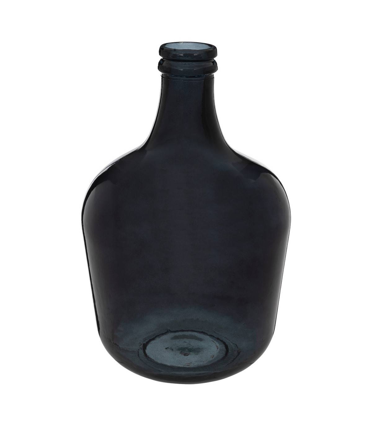 Vase Dame Jeanne en Verre recyclé Noir D 27 x H 42 cm - Image 1