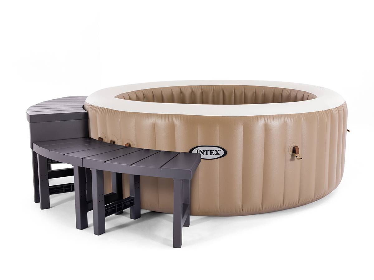 Entourage 4 pièces pour spa gonflable PureSpa rond 4 places - Intex - Image 1
